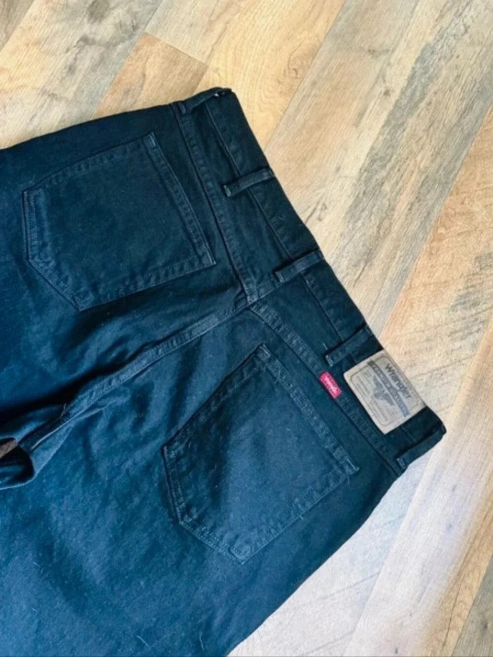 NWT Wrangler Five Star Heritage Relaxed Fit Black Jeans Men's 34x30